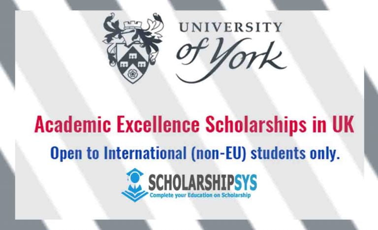 Academic Excellence Scholarships in English and Related Literature at University of York, UK