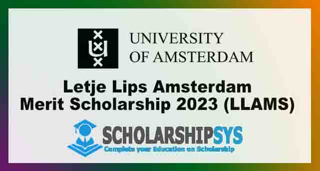 Letje Lips Amsterdam Merit Scholarship (LLAMS) 2023