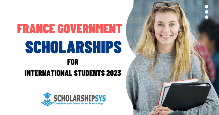 France Government Scholarships for International Students 2023