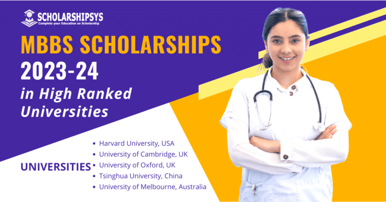 MBBS Scholarships for International Students in High Ranked Universities