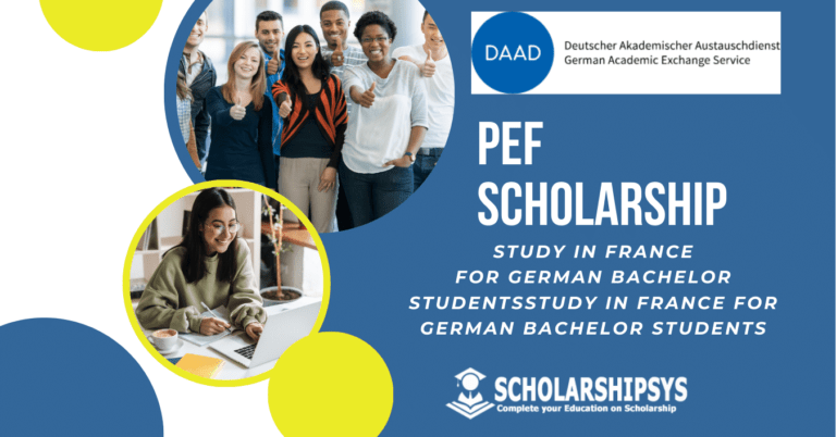 PEF Scholarship: Study in France for German Bachelor Students