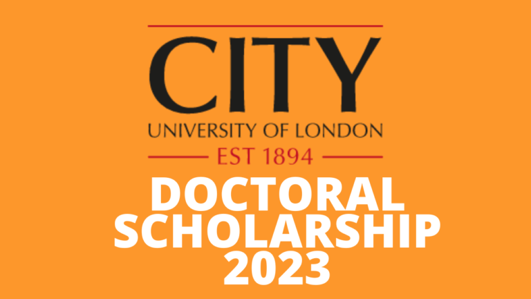 Doctoral Scholarship 2023 at City University of London – Apply Now