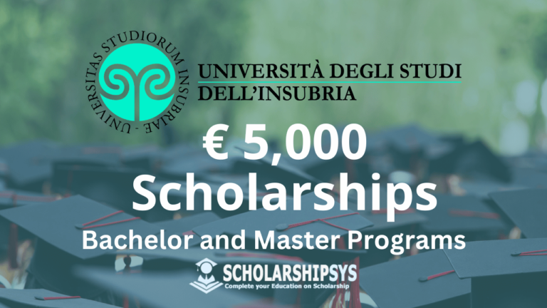 Apply Now for University of Insubria € 5,000 Scholarships – Bachelor and Master Programs