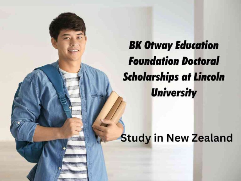 BK Otway Education Foundation Doctoral Scholarships at Lincoln University (1)