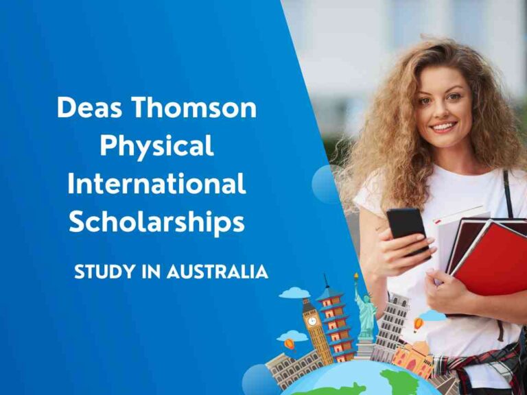 Academic Potential with the Deas Thomson Physical International Scholarships